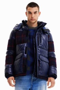 Desigual Polstrované patchwork Kabáty Panske | FHAI-15408