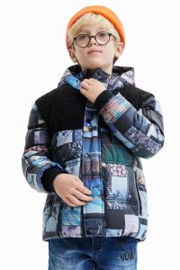 Desigual Polstrované photo collage Kabáty Chlapcenske | ZTSA-42097