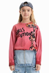 Desigual Powerpuff Girls Tricko Dievcenske | SZGB-67302