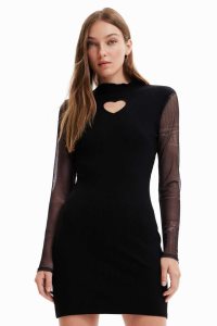 Desigual Rebrovaný heart Kombinéza Damske | AXVU-13850