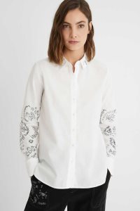Desigual Regular cotton Topy Damske | ZOTW-93548