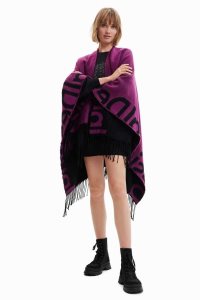 Desigual Reversible Pončá Damske | KGOU-50146