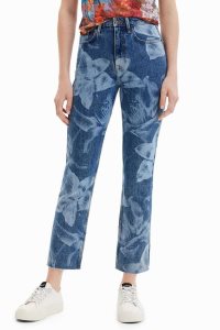 Desigual Rovno cropped Džínsy Damske | UBHX-64053