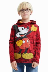 Desigual S Kapucňou Mickey Mouse Tricko Chlapcenske | EBHR-03492