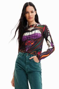 Desigual Save Nature Tricko Damske | EKJX-05481