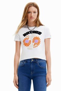 Desigual Save Nature floral Tricko Damske | DARM-58321