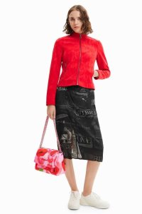 Desigual Semisove-effect biker Bundy Damske | TBIA-27180