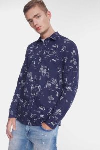 Desigual Shirt Hawaiian bolimania print Kosele Panske | WDNK-86012