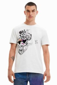 Desigual Skull and flowers Polokosele Panske | RDOH-35902