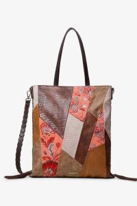 Desigual Sling floral and reptile patch Tasky Damske | TWSO-59268