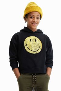 Desigual Smiley hoodie Mikiny Chlapcenske | KBNW-79452