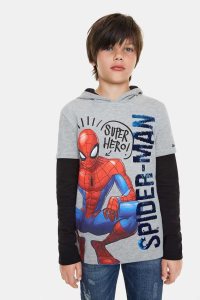 Desigual Spiderman double sleeve Mikiny Chlapcenske | WDZK-86173