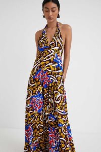 Desigual Stella Jean long halter Kombinéza Damske | GSUL-74360