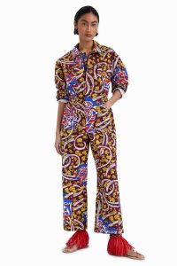 Desigual Stella Jean long jumpsuit Leginy Damske | APZS-53601