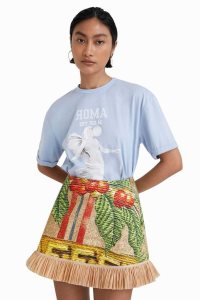 Desigual Stella Jean statue Tricko Damske | KBVZ-61925