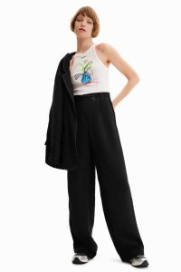 Desigual Trousers Leginy Damske | OWQN-86570