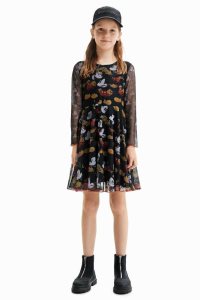 Desigual Tulle Mickey Mouse Saty Dievcenske | OKLC-23916