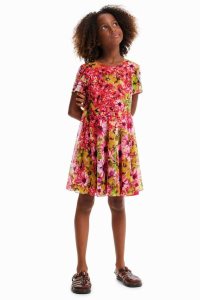 Desigual Tulle flower Saty Dievcenske | KEGV-10928