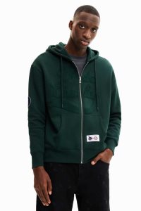 Desigual Vida Chula hoodie Mikiny Panske | UZLW-38492