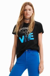 Desigual Vive Tricko Damske | RJUK-70491