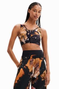 Desigual Športové top with digital print Mikiny Damske | ALUV-18092